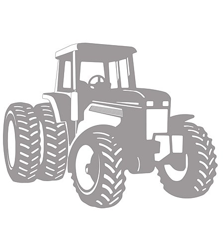 Sudden Shadows Tractor Farm Wall Art Sticker Mural