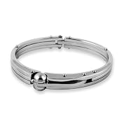 Steel Leverlock Cuff Bracelet for Men