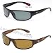 100% Ultra Violet Polarized Shades, Bonaire II - Crystal Red