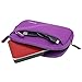 External Hard Drive Sleeve, Evecase Universal Portable Neoprene Carrying Sleeve Case with Front Zipper Pocket for 2.5