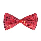 Red Sequin Bow Tie ~ Fun Costume Party Accessories (STC12060)