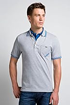 Short Sleeve Tipped Pique Polo With Embroidered Logo