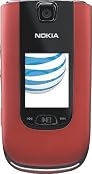 Nokia 6350 Phone, Red (AT&T)