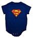 Search : Superman Classic Logo Blue Infant Baby Onesie Romper