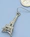 Paris Eiffel Tower Crystal Studded Fashion Earrings