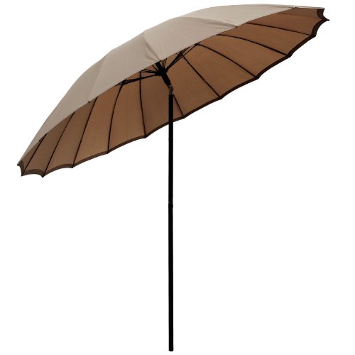 Cheap 2.5m Tilting Parasol Sun Shade Protection Garden Patio Umbrella