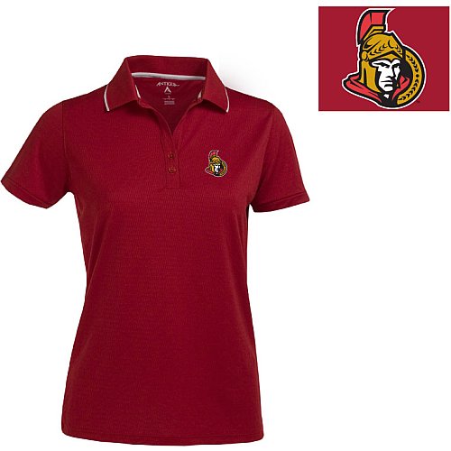 Antigua Ottawa Senators Women's Impact Polo Shirt Extra Large