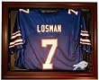 Buffalo Bills Mahogany Snap On Jersey Display Case