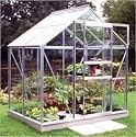 Halls Popular 46 4x6 aluminum model Greenhouse [H:POP46ply]