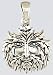 Greenman of the Forest Sterling Silver Pendant
