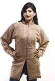 Pure Soft Wool Shawl Stole Wrap Jacket Beautiful Flower Embroidery