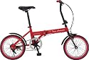 トニーノ ランボルギーニ FDB16 レッド 16インチ折りたたみ自転車 73270