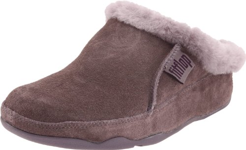  FitFlop Womens Lounge Deluxe Slipper, Moonshadow, 7 M US