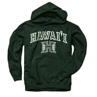Hawaii Warriors Dark Green Perennial II Hooded Sweatshirt