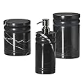 Home Marble Bath Collection - Black