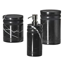 Home Marble Bath Collection - Black