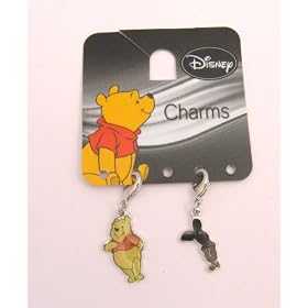 Disney Winnie The Pooh & Piglet Silver Clip On Bracelet Charm