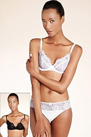 2 Pack Limited Collection Lace Non Padded Bra