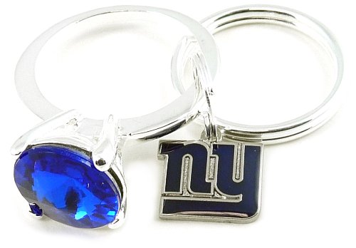 NFL New York Giants Jumbo Bling Keyring