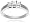 14k White Gold Princess-Cut 3-Stone Diamond Ring (1/2 cttw, I-J Color, I1-I2 Clarity), Size 7