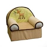 Lambs and Ivy Enchanted Forest Slip Cover Chair, Green
