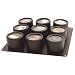 See-and-Store 9-Canister Wall Board - Black