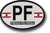 French Polynesia - Oval Decal