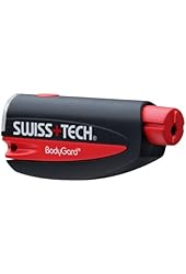 Swiss+Tech ST81010 BodyGard PTX KeyChain Window-Punch with LED Flashlight and Seatbelt Cutter