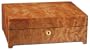 Gorgeous Ladies Jewelry Box in Exotic Bubinga Wood with Lock & Tassel Key