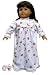 Moon and Star Print Nightgown with Matching Slippers. Fits 18
