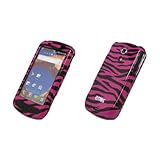 EMPIRE Hot Pink Zebra Design Snap-On Cover Case for Samsung Epic 4G D700