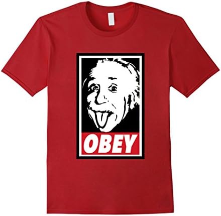 Men's OBEY Albert t-shirt Medium Cranberry