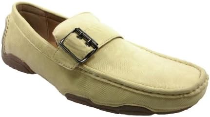 Scans Men's 18726-Yellow Casual Cord Driving Shoes