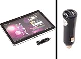 from UltimateAddons Dual 2.1 Amp USB Car Charger for Samsung Galaxy Tab 7, 10.1 Models, charges Phone & Tablet simultaneously