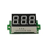 ラブ 0.36"DC 3.50 30 v 赤色 led デジタル電圧計車ボルト ゲージ電圧モニター パネル//3.50-30 v DC 2 ワイヤー赤 LED 分デジタル電圧計パネル電圧計電圧計 0.