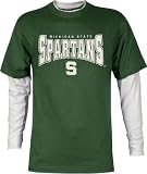 Michigan State Spartans Walk On Double Layer Long Sleeve Shirt