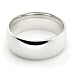 10K White Gold Wedding Bands 7mm comfort-fit