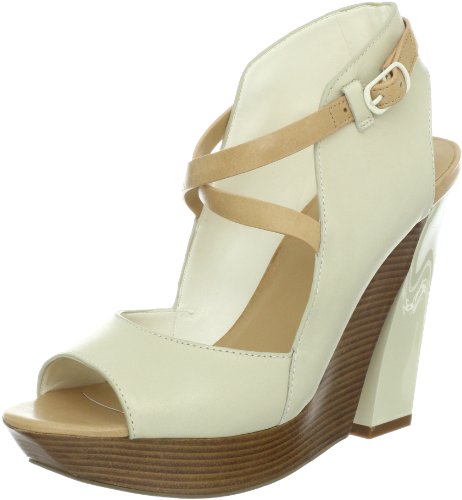 Cole Haan Sandals Cole Haan Women's Arlington Platform Sandal,Ivory Metallica,9 B US