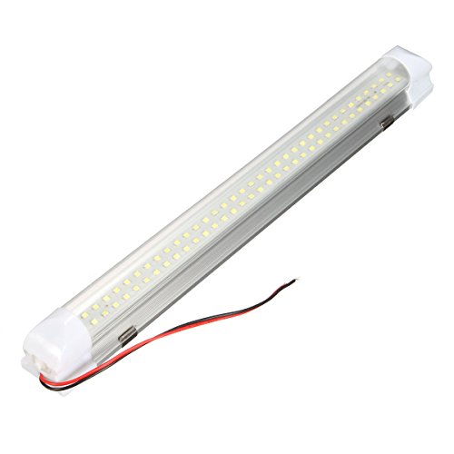 LED Light Bar, AUDEW 340MM 12v 72 LED Car Interior Light Strip Van Bus Caravan with On / Off Switch
