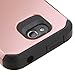 ZTE MAVEN Case, ZTE Overture 2 Case, LUXCA [Shock-proof] Hybrid Dual Layer [Slim Fit] Defender Protective Case Cover for ZTE MAVEN / ZTE Overture 2 (Rose Gold)