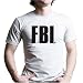 FBI T-Shirt - 100% Fine Jersey Combed Cotton MENS/UNISEX T-Shirt - Sweat Shop Free