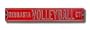 NEBRASKA CORNHUSKERS "NEBRASKA VOLLEYBALL" AUTHENTIC METAL STREET SIGN (6" X 36")