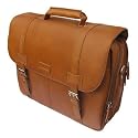 The 'Lawyer' Flapover Leather Briefcase