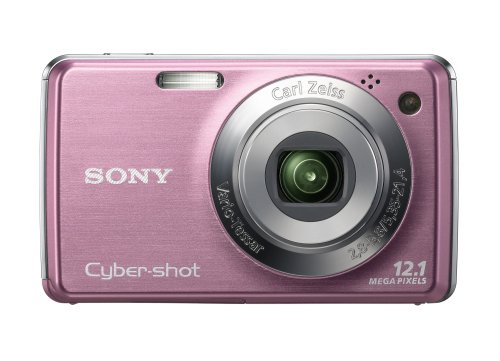 Sony Cybershot DSCW210P Camera - Pink (12.1MP, 4 x optical zoom) 2.7
