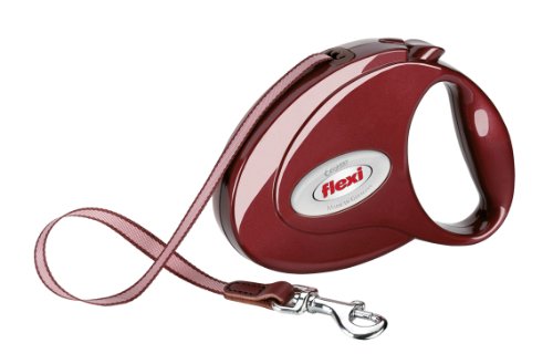 flexi Elegance Hundeleine Gurtleine, rubin-rot