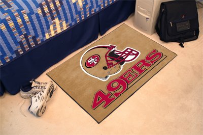 San Francisco 49ers Starter Rug - Gold - NFL
