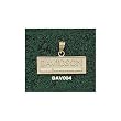 Davidson College "Davidson" Charm/Pendant -14K/10K, Stainless Steel or Gold Plated