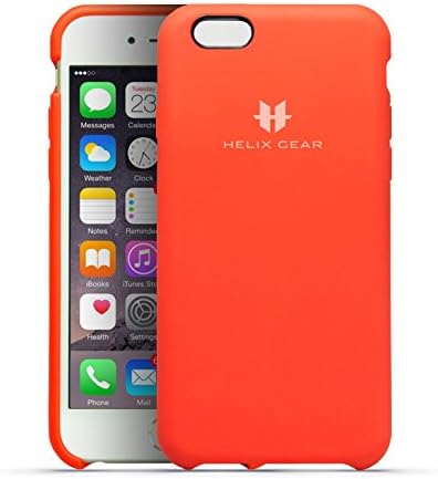 Helix Gear Air Touch Smartphone Case for the iPhone 6/6s - An Exceptionally Well Designed, Soft Touch Case - includes Helix Gear's Comprehensive 1 Year Customer Protection Program (Red)