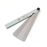 uxcell 隙間ゲージ　シックネスゲージ　マシニスト　メカニック　0.02?1mm厚さ　17ブレード　触手ゲージ