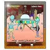 Best Price US Alien Teenage Troubles - 6x6 Desk Clock on Sale US, 3dRose LLC, teenage desks